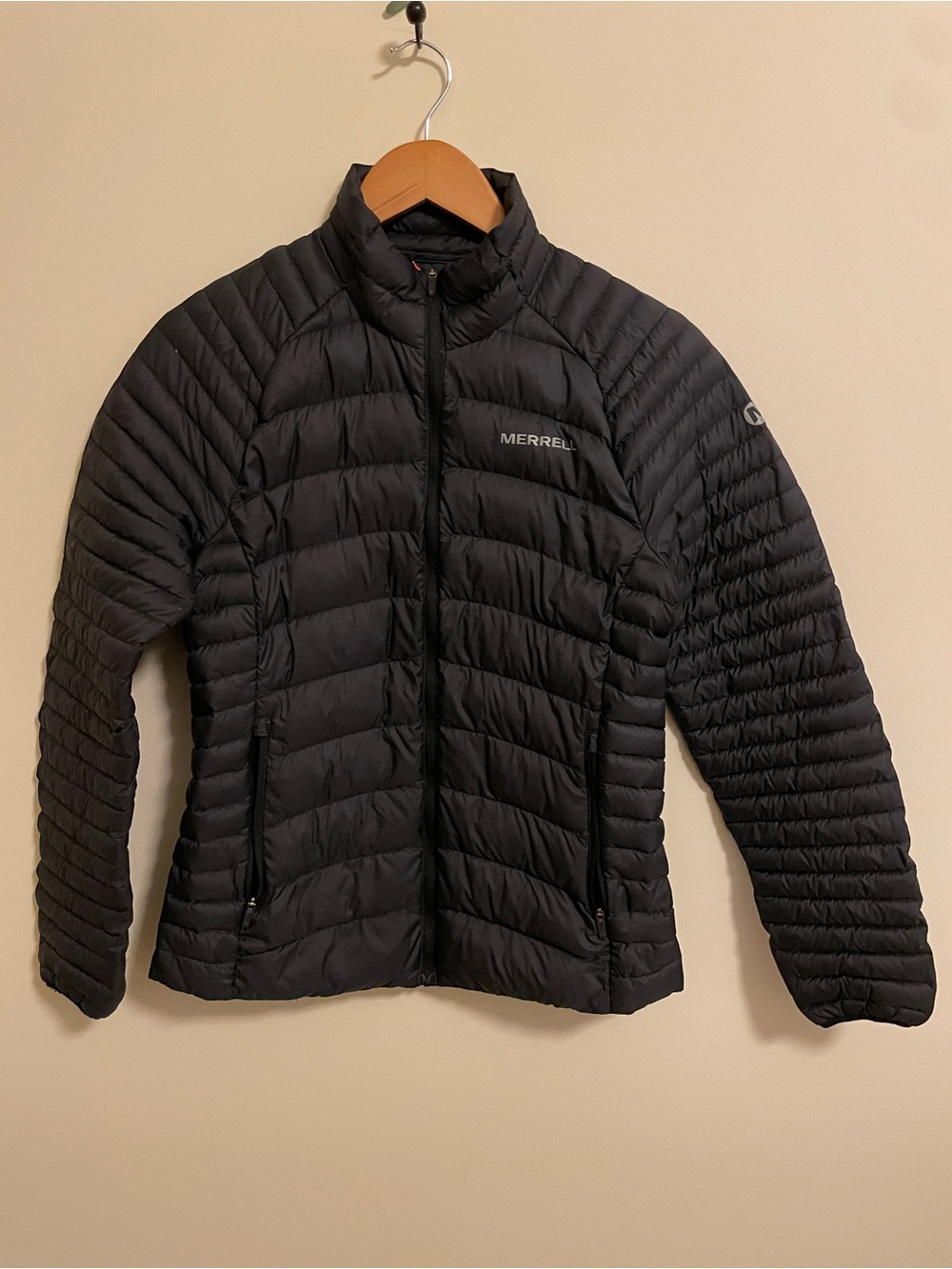 Merrell Women’s Black Quilted Packable Puffer Jacket